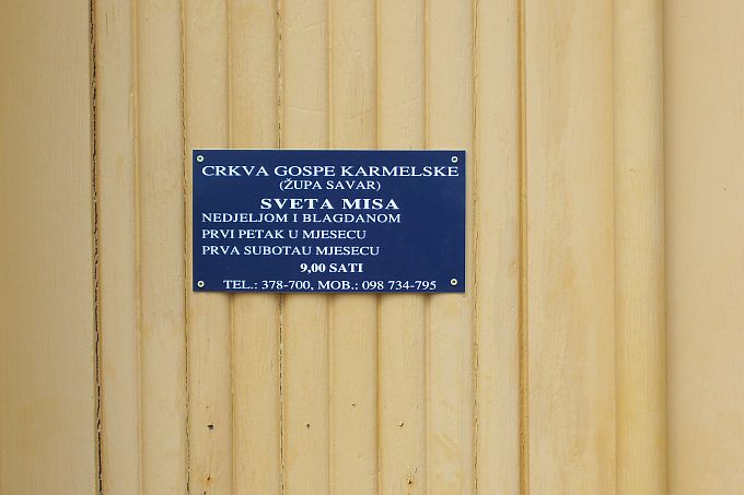 SAVAR > Kirche Gospe Karmelske