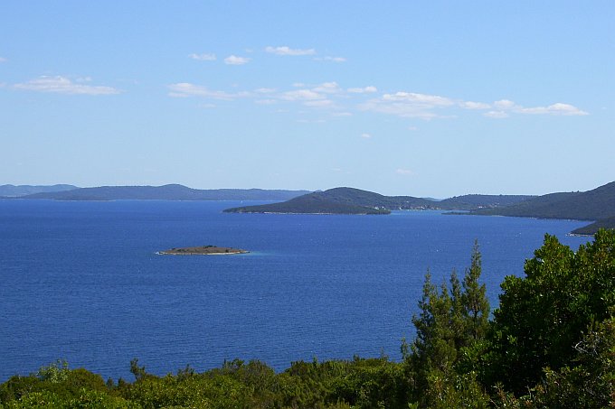 DUGI OTOK > Blick nach Brbinj, kurz vor Dragove