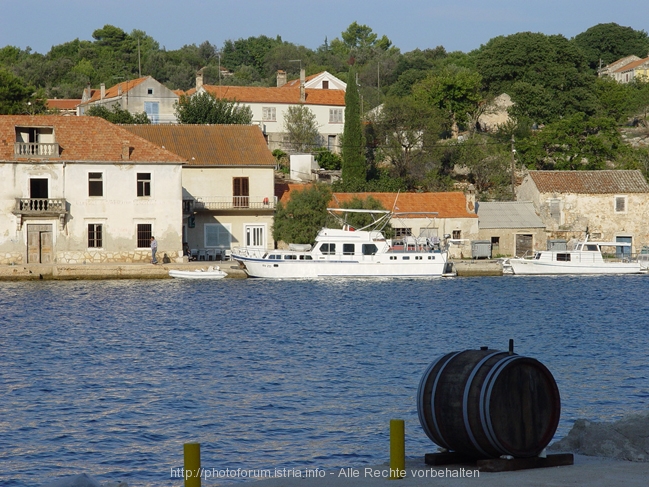 DUGI OTOK > Luka > Hafen im September