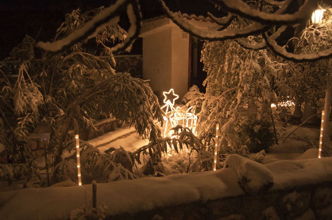 Krk > Weihnachtsstimmung im Garten