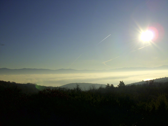 KVARNER BUCHT > Nebel überm Meer