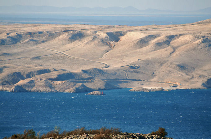 INSEL PAG > Fähranlegestelle Zigljen