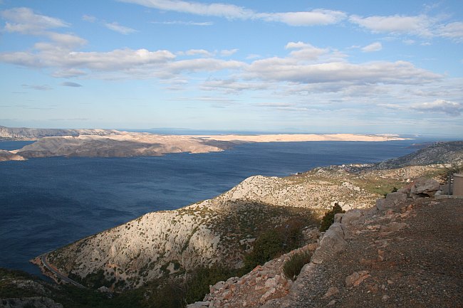 INSEL PAG > Ausblick oberhalb von Karlobag