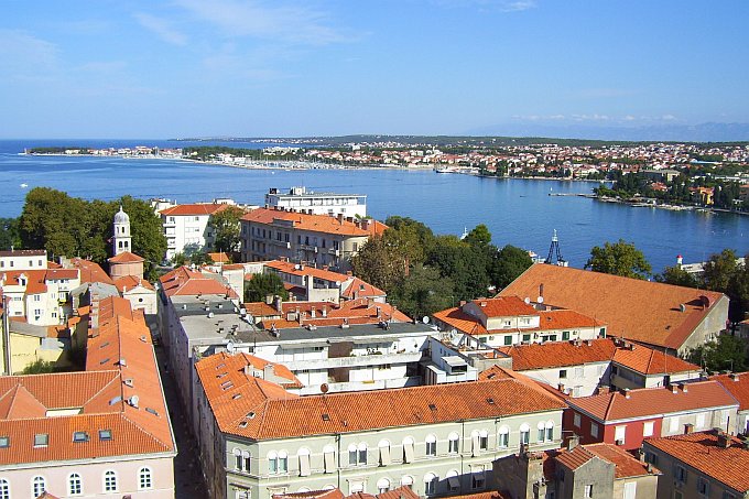 Norddalmatien: ZADAR > Blick über die Altstadt