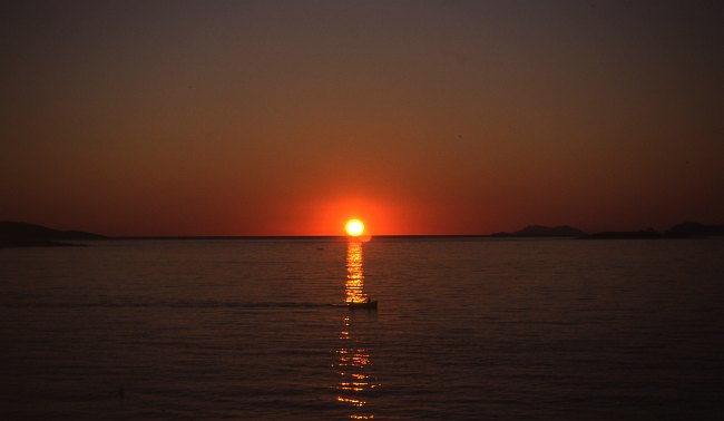 Süddalmatien: CAVTAT > Sonnenuntergang
