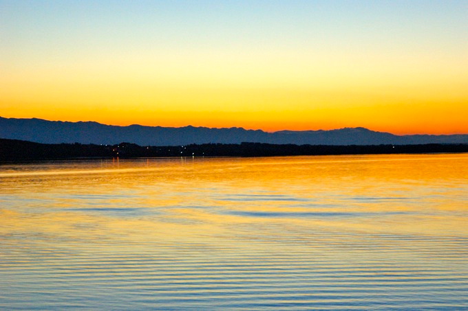 Norddalmatien: INSEL UGLJAN und Festland bei Zadar > Sonnenaufgang