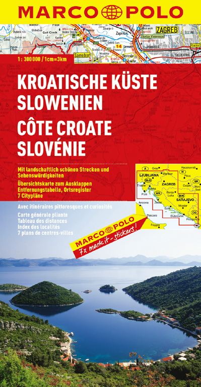 0-Mitmachpreis gesponsert durch MAIRDUMONT > Marco Polo Karte: Kroatische Adriaküste