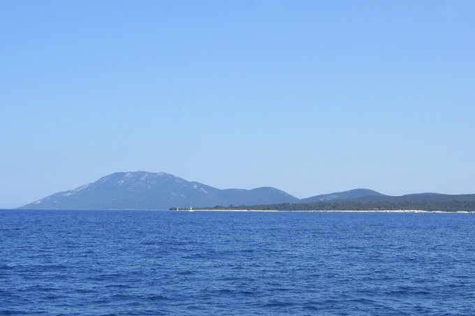 INSEL LOSINJ > Blick auf Televrin