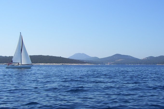 Blick auf Losinj