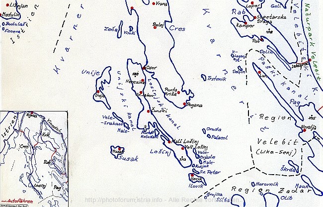 0-Übersichtskarte Losinj