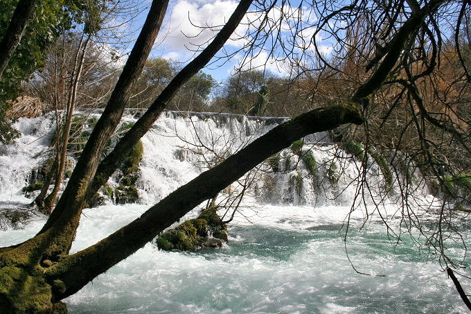 Dalmatien: Nationalpark KRKA > Wasserfälle im März