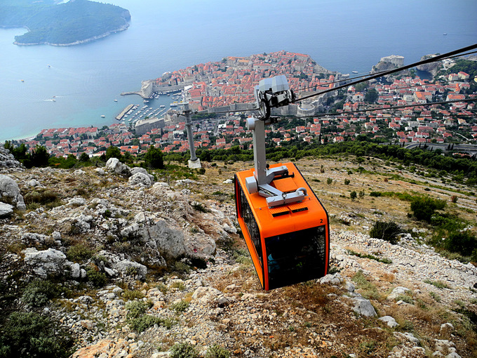 Dalmatien: DUBROVNIK > neue Seilbahn