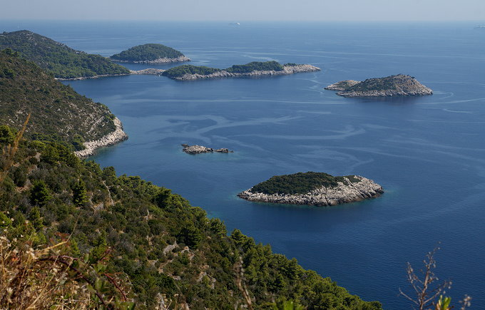 Dalmatien: Insel MLJET > An der Südküste der Insel