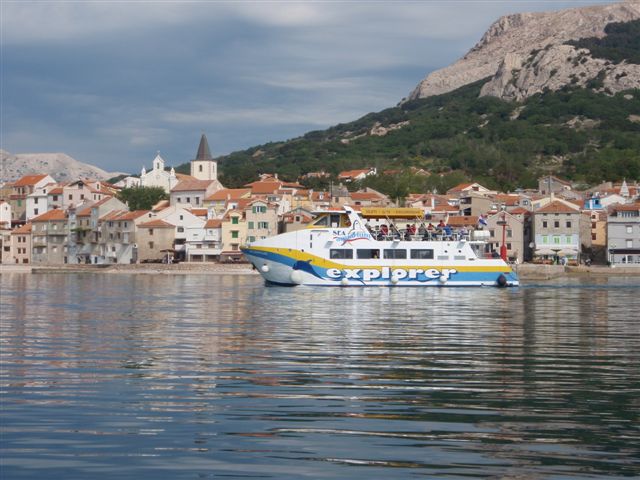 Kvarner: BASKA Insel KRK - Hafen Ausflugboot