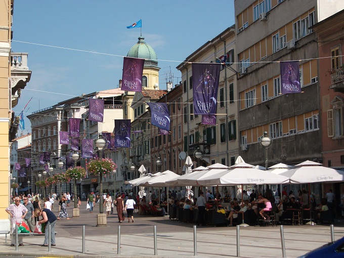 ISTRIEN:Rijeka>Fussgängerzone