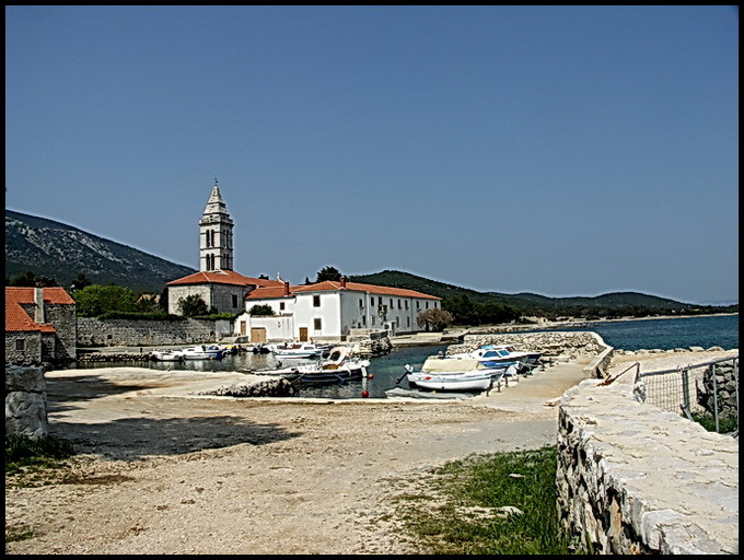 Kvarner: NEREZINE auf Cres > Klosteransicht