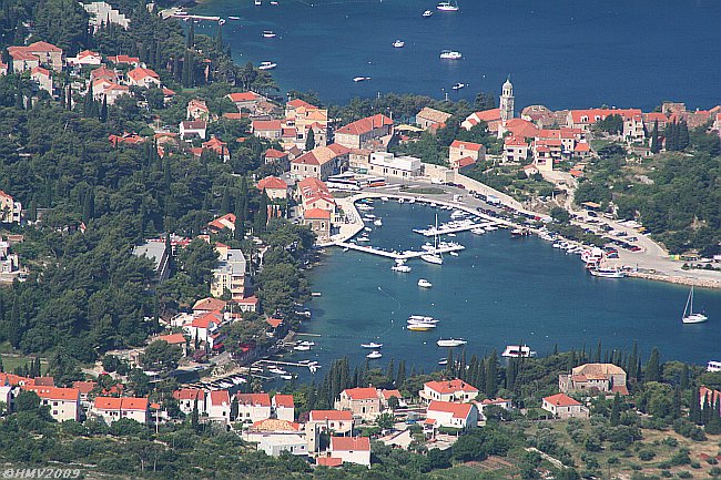 Dalmatien: BUCHT TIHA in Cavtat > Ausblick vom Berg Strazisce