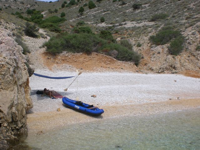 Kvarner: Insel KRK > einsame Bucht südlich von Punat