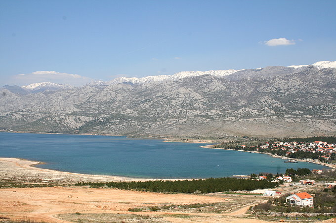 Dalmatien: ROVANJSKA > Strand in der Bucht