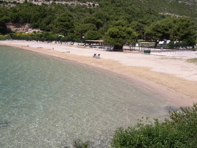 Dalmatien: PELJESAC > Sandstrand bei Prapratno