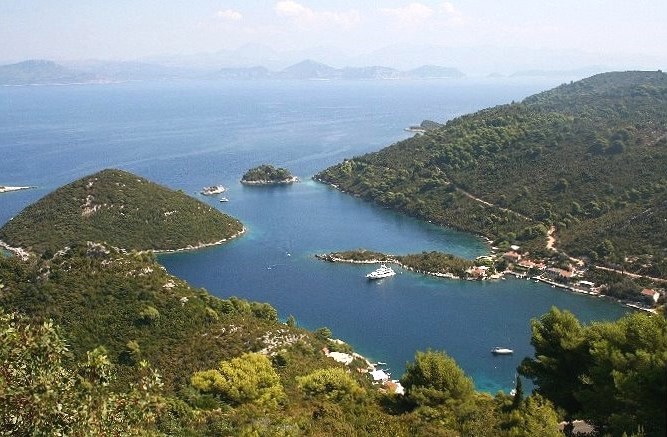 Dalmatien: INSEL MLJET > PROSURSKA LUKA