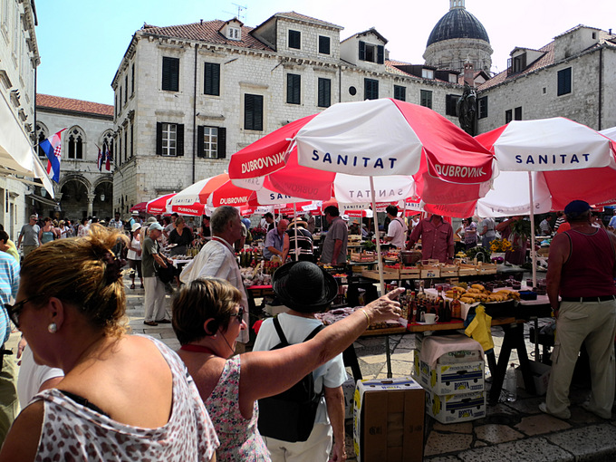 Dalmatien: DUBROVNIK > Markt