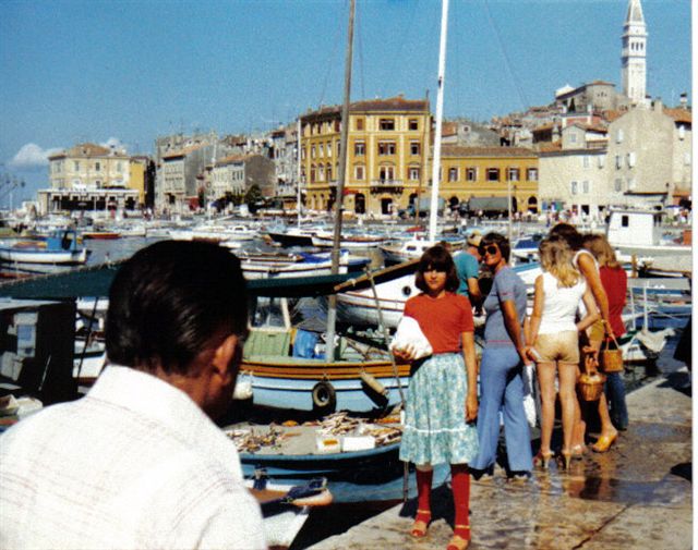 Istrien: ROVINJ  > Souvenirs aus dem Meer  anno 1980