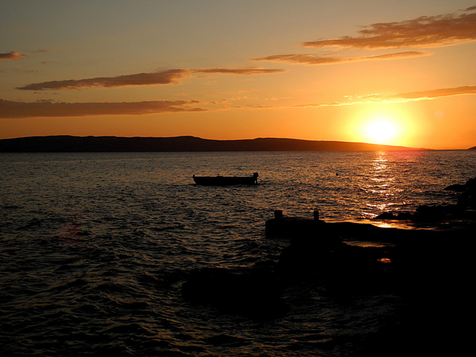 Kvarner: KARLOBAG > Sonnenuntergang