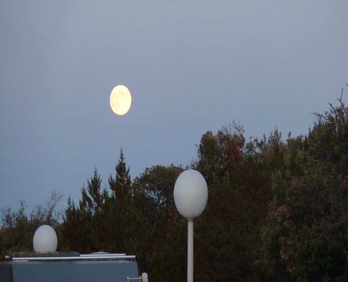 Dalmatien: INSEL DUGI OTOK > Veli Rat Vollmond