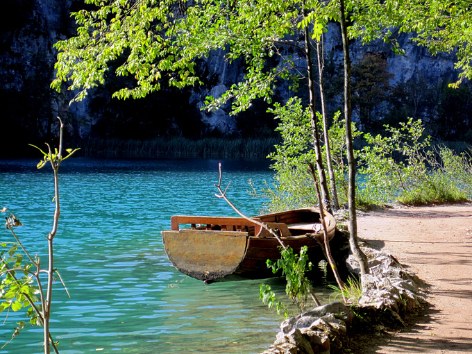 Velebit: NATIONALPARK PLITVICER SEEN > Ruderboot