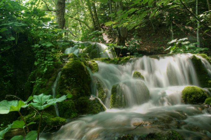 Velebit: NATIONALPARK PLITVICER SEEN > Kleiner Wasserfall