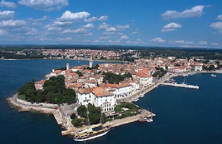 POREC > Altstadt > Luftaufnahme