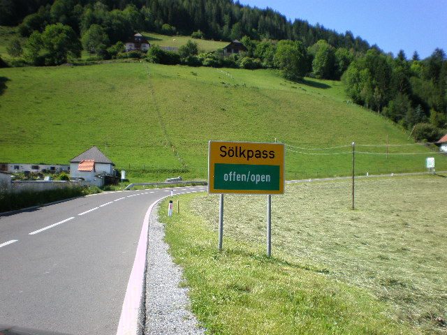 Sölkpass offen