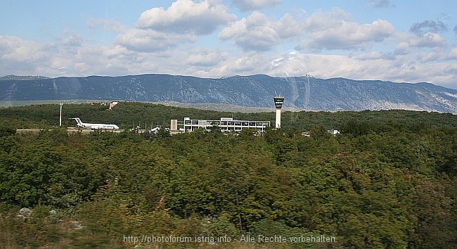 FLUGHAFEN RIJEKA auf der Insel Krk