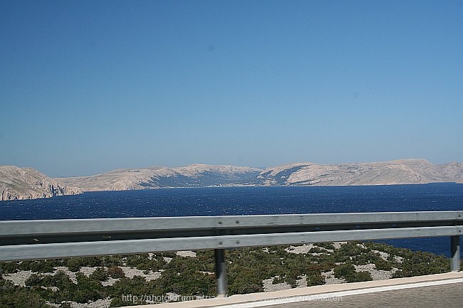 OTOK KRK > Blick von der Jadranska Magistrale