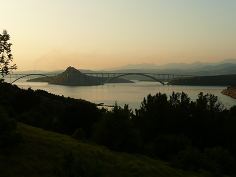 KRK > Abendstimmung > Krk Brücke