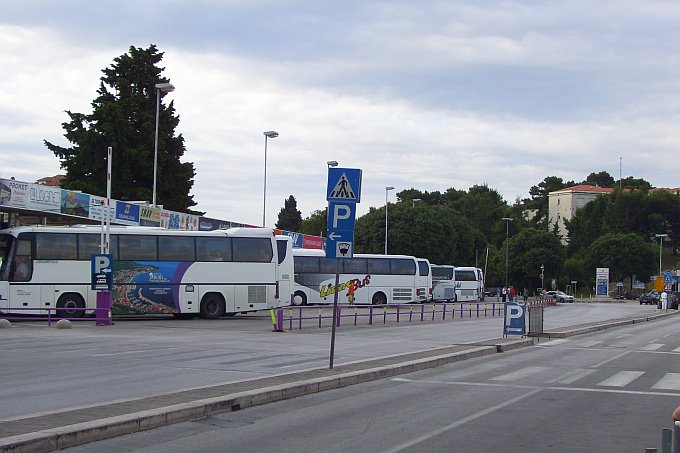 Dalmatien: SPLIT > Busbahnhof