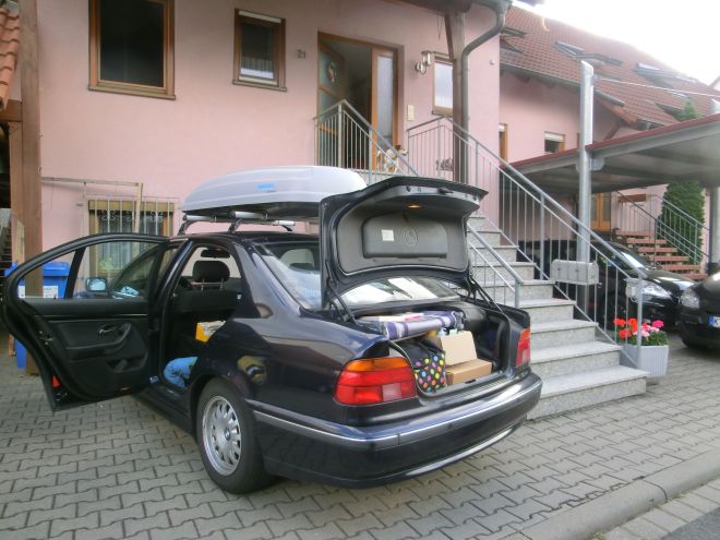 Auf dem Weg: 2. Fertig gepackt