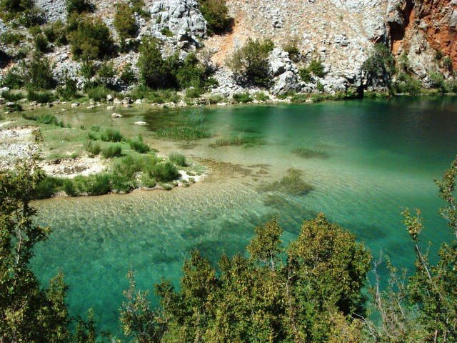 Dalmatien: ZRAMANJA > Canyon oberhalb von Muscovci