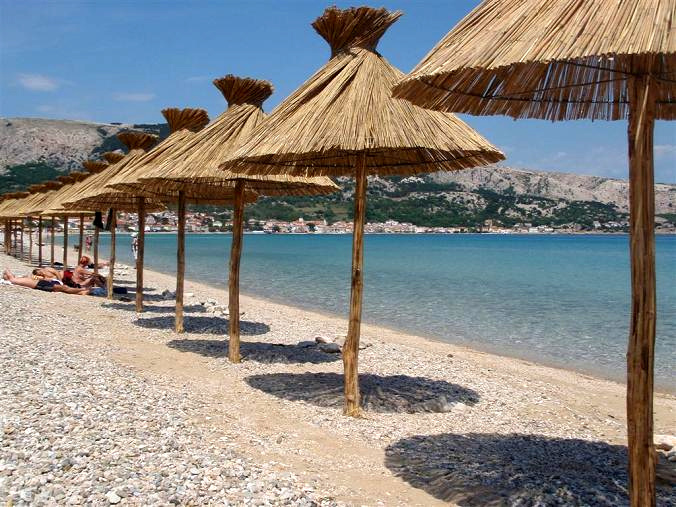 Kvarner: BASKA auf KRK > Badestrand in der Vorsaison