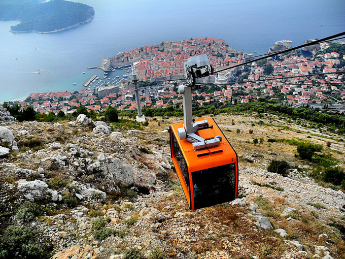 Dalmatien: DUBROVNIK > Seilbahn