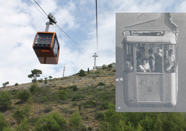 Außer Wettbewerb - es ist eine private Fotomontage > Dalmatien: DUBROVNIK > Seilbahn auf den Berg SRD