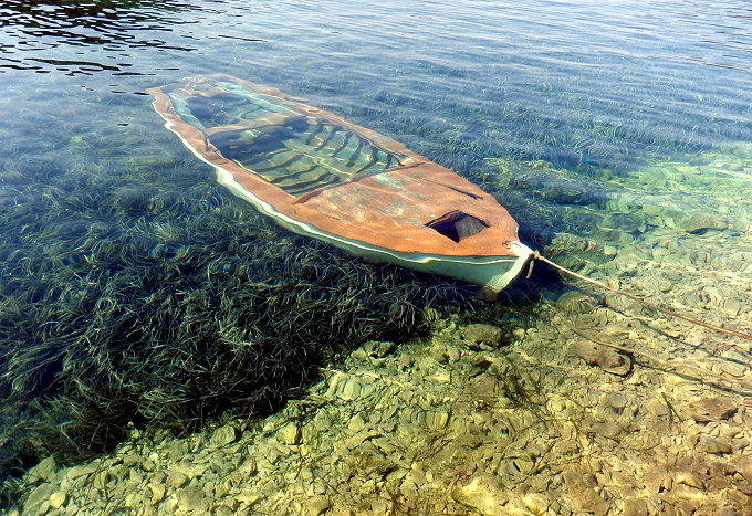 Dalmatien> INSEL MLJET > Unterwasserboot