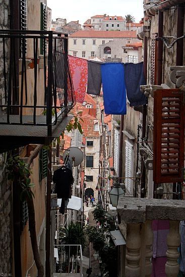 Dubrovnik > Treppengasse mit Wäscheleinen