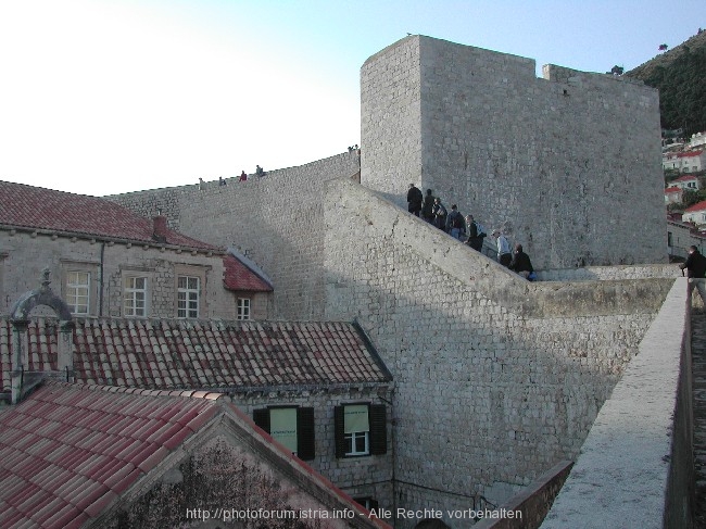 DUBROVNIK > Altstadt > Stadtmauer > Auf der Stadtmauer