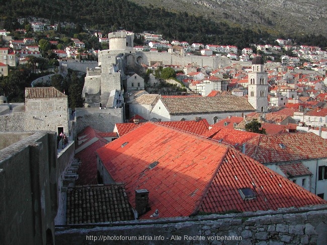 DUBROVNIK > Altstadt > Stadtmauer > Auf der Stadtmauer