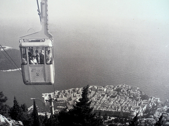 DUBROVNIK > alte Seilbahn