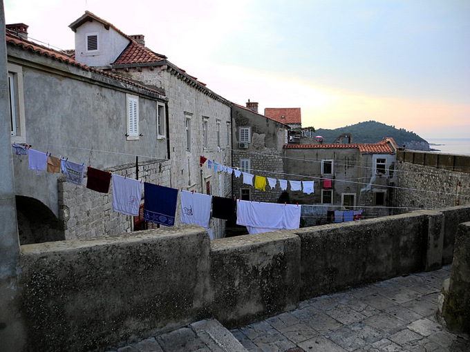 DUBROVNIK > Wäsche in der Altstadt