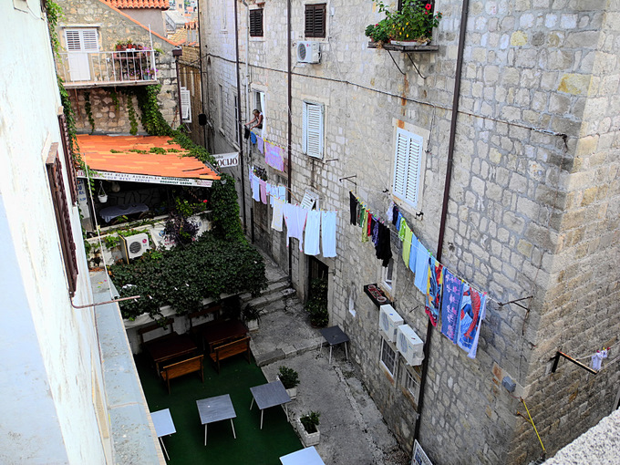 DUBROVNIK > Wäsche in der Altstadt