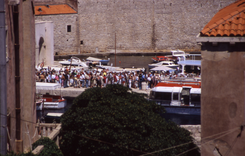 Dubrovnik > Altstadt > Alter Hafen - Hochbetrieb